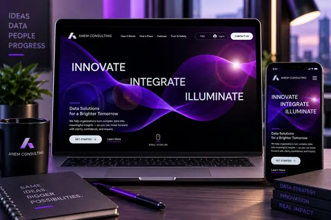 Anem Consulting website preview