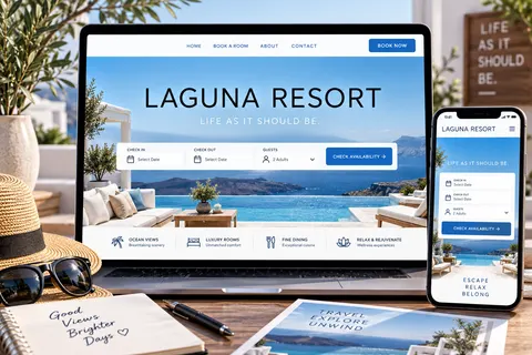 Laguna Resort website preview